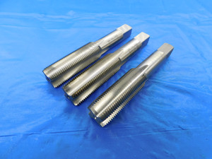 3PC HANSON-WHITNEY & NACHI 3/4 16 NF HSS PLUG & BOTTOMING TAPS 4 STRAIGHT FL .75 - MB8080LVK2