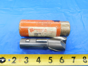 NEW BRUBAKER 1 3/8 O.D. 1 7/8 LOC HSS END MILL 1" SHANK 2 FLUTE 207938 1.375 - MB8076LVK2