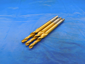 3PCS GUHRING 10mm TiN HSS DRILL / COUNTERSINK COMBO J33754 50mm LOC 130mm OAL - MB8081LVK2