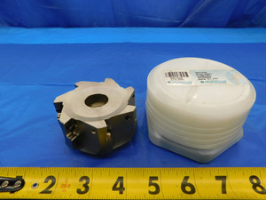 INGERSOLL 3" O.D. 90 DEG FACE MILL 2J6B03R01 1" PILOT 7 POCKETS APKT 1604 3.0 - MB8124AZ2