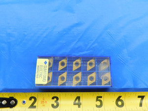 10PCS NEW SUMITOMO DPMT11T304N-SU AC820P TiN CARBIDE INSERTS DPMT32.51ESU - MB8140AZ2