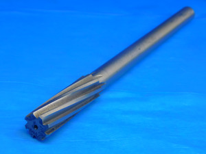 YANKEE 21/32 O.D. HSS CHUCKING REAMER .538" SHANK RH SPIRAL 8 FLUTE .65625 USA - AR8032AN2