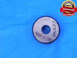 .4355 MASTER PLAIN BORE RING GAGE .4375 -.0020 UNDERSIZE 7/16 11 mm - MC0484LVR