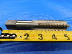 VERMONT 1" 8 NC HSS PLUG TAP 4 STRAIGHT FLUTE 1.0 UNC MADE IN USA - AS0134AZ2