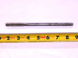 3/8 OD HSS CHUCKING REAMER 0.31 SHANK 6 FLUTE .375 .3750 ONSIZE .3580" PILOT DIA - AR8214AN2