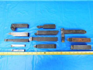 12 PC LOT CARBIDE TIPPED & INDEXABLE TURNING TOOL HOLDERS CUTTING & GROOVING - MB8385AY2