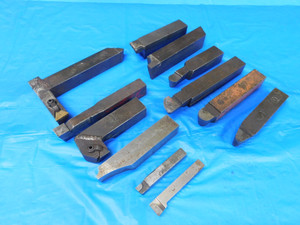 12 PC LOT CARBIDE TIPPED & INDEXABLE TURNING TOOL HOLDERS CUTTING & GROOVING - MB8385AY2