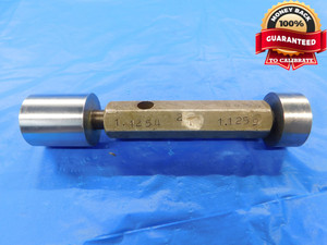 1.1254 & 1.1259 PIN PLUG GAGE GO NO GO 1.1250 +.0004 OVERSIZE 1 1/8 28.598 mm - AS0300AZ1