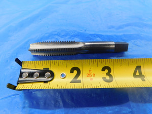 9/16 12 NC 1 HSS PLUG TAP 4 STRAIGHT FLUTE .5625 9/16-12 UNC NC-1 THREADING - AS0399AZ2
