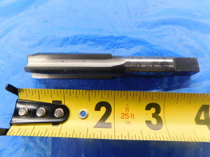 5/8 27 NS-1 HSS PLUG TAP 4 STRAIGHT FLUTE .625 NS 1 UNS THREADING 5/8-27 - AS0427AZ2