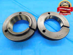3 1/4 8 N THREAD RING GAGES 3.25 3.250 3.2500 GO NO GO P.D.'S = 3.1745 & 3.1720 - DW16940AW2