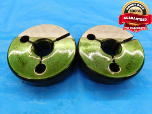 .730 20 UNS 2A THREAD RING GAGES .73 .7300 GO NO GO P.D.'S = .6962 & .6918 CHECK - DW16980AW2