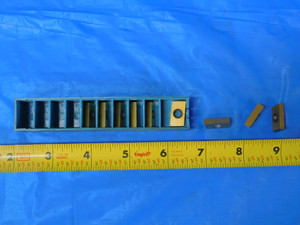 9PCS NEW INGERSOLL CDE 323R32 301 A TiN COATED CARBIDE INSERTS 9CY65 555 - MB8558AG2