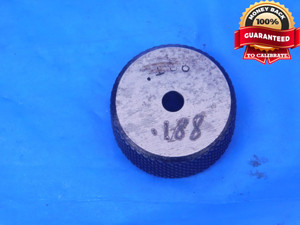 .188 MASTER PLAIN BORE RING GAGE .1875 +.0005 OVERSIZE 3/16 4.775 mm .1880 - MC0519LVR