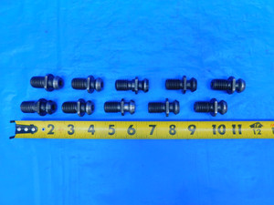 10 PCS SET OF CAT40 COOLANT THRU ANSI STYLE RETENTION KNOB PULL STUDS CAT-40