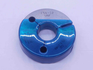 1 1/4 12 UNF THREAD RING GAGE 1.25 1.250 1.2500 GO ONLY P.D. = 1.1959 3A CHECK - DW17109AW2