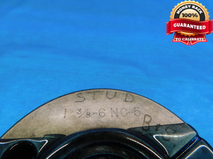 1 3/8 6 NC 5 STUD THREAD RING GAGE 1.375 1.3750 GO ONLY P.D. = 1.2743 UNC-5 - DW17141AW2