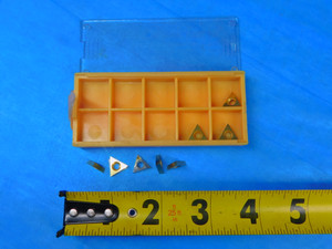 8PCS NEW CIRCLE MACHINE TBEB-2N4 CG5 TiN COATED CARBIDE INSERTS USA TBEB 2N4 - AR8586BC2