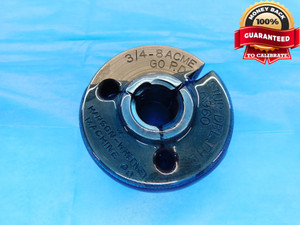 3/4 8 STUB ACME DOUBLE LEAD THREAD RING GAGE .75 .750 .7500 GO ONLY P.D. = .6960 - DW17231AW2