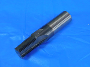7/8 X .843-11.5 NPTF SOLID CARBIDE THREAD MILL 7/8 SHANK DIA .875 THREADING - MB8779AZ2