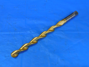 CHYICAGTO-LATROBE 31/64 O.D. TiN HSS TWIST DRILL BIT 5 1/8 LOC 7 1/.2 OAL .4843 - MB8840AZ2