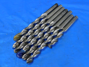 7PC HSS 15/32 TWIST DRILL BITS UP TO 4 5/8 LOC & 7 5/8 OAL .46875 PTD PRECISION - MB8858AZ2