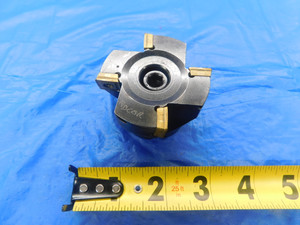 SECO 2 1/2 O.D. FACE MILL R220.99-02.50-12-4 3/4 PILOT HOLDS 4 INSERTS 2.5 - AS0986BD2