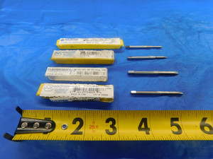 4PCS #3-56 NF GH2 #4-48 NF GH2 #6-32 NC GH3 #8-32 NF GH3 HSS SPIRAL POINT TAP - AS1051BA2