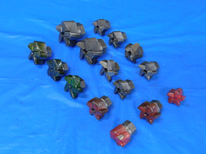 15PC LOT PILOTED COUNTERBORE / BACK SPOT FACERS 1", 1 1/4, 1 1/2, 1 3/4, 1 7/8  - MB9042AZ2