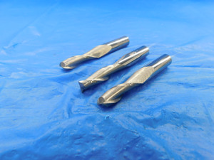 3PCS NEW SGS 21/64 O.D. 1" LOC CARBIDE END MILL 3/8 SHANK 2 FL .328125 KBC3167 - M-AS1099RDT