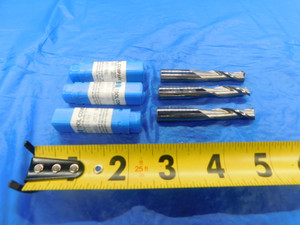 3PCS NEW SGS 21/64 O.D. 1" LOC CARBIDE END MILL 3/8 SHANK 2 FL .328125 KBC3167 - M-AS1099RDT