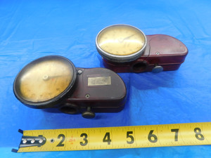 2PC SET COMTORGAGE P2 DIAL TEST INDICATOR AMPLIFIER PRECISION TOOLING USA .0001" - AS1172BB2
