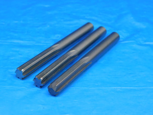 3 pcs WOLVERINE .3340/.3345 O.D. CARBIDE CHUCKING REAMER 6 FL SERIES 1410 8.5mm - M-AR9260RDT