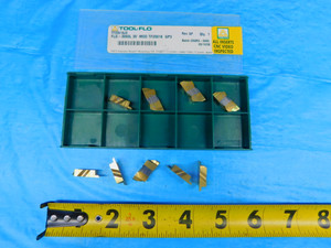 9PCS NEW TOOL FLO TF20018J5 FLG-3060L GP3 TiN COATED CARBIDE INSERTS TF 20018J5 - M-AR9263RDT