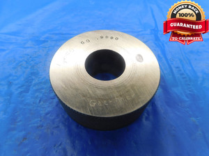 .9990 MASTER PLAIN BORE RING GAGE 1.0000 -.0010 UNDERSIZE 1.0 25.375 mm .999 - AS1340RD