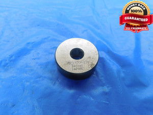 MITUTOYO .35005 MASTER PLAIN BORE RING GAGE .3438 +.0062 9 mm 177-179 - AS1389RD