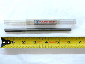 YANKEE 0.3346 OD HSS CHUCKING REAMER 6 FLUTE .3346 11/32 .3438 -.0092 UNDERSIZE - AR9331BA2