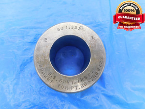 1.3930 CL Y MASTER PLAIN BORE RING GAGE 1.3906 +.0024 1 25/64 35.382 mm 1.393 - AS1473RD