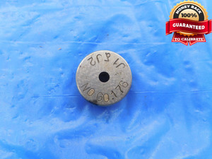 .1760 CL X MASTER PLAIN BORE RING GAGE .1875 -.0115 UNDERSIZE 3/16 4.470 mm .176 - AS1474RD
