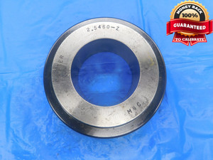 2.5460 CL Z MASTER PLAIN BORE RING GAGE 2.5469 -.0009 2 35/64 64.668 mm 2.546 - AS1475RD