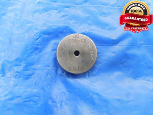 .1235 CL XX MASTER PLAIN BORE RING GAGE .1250 -.0015 UNDERSIZE 1/8 3 mm CARBIDE - AS1497RD