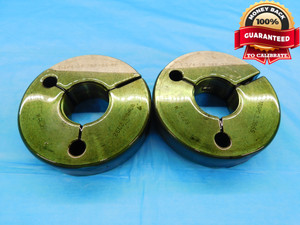 1 1/4 18 NEF 2A BEFORE PLATE THREAD RING GAGES 1.25 GO NO GO = 1.2092 & 1.2055 - DW17766AW2