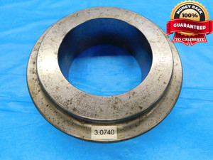 3.0740 MASTER PLAIN BORE RING GAGE 3.0625 +.0115 OVERSIZE 3 1/16 78 mm 3.074 - DW17925BB2