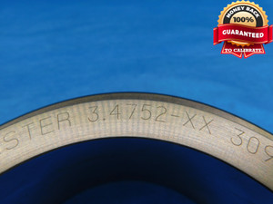 3.4752 CL XX MASTER PLAIN BORE RING GAGE 3.4688 +.0064 3 15/32 88.270 mm CHECK - DW17946BB2
