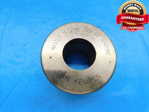 19.070 CL XX MASTER PLAIN BORE RING GAGE 19.000 +.070 OVERSIZE 19 mm .7508 19.07 - DW17990BB2