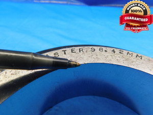 98.420 CL X MASTER PLAIN BORE RING GAGE 98.500 -.080 99 mm 3.8748 98.42 CHECK - DW18009BB2