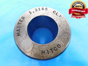 1.3185 CL Z MASTER PLAIN BORE RING GAGE 1.3125 +.0060 OVERSIZE 1 5/16 33.490 mm - DW18036BB2