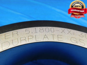 5.1800 CL XX MASTER PLAIN BORE RING GAGE 5.1875-.0075 5 3/16 131.572mm 5.180 5.0 - DW18174BB2
