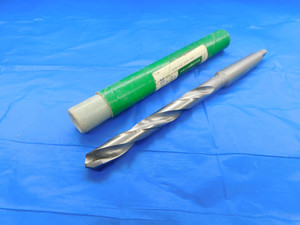 PRECISION DRILL 35/64 O.D. HSS CARBIDE TIPPED DRILL BIT MT2 .5468 MT2 USA MADE - AS2070BP2