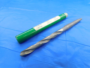 NEW PRECISION DRILL 13/32 O.D. HSS CARBIDE TIPPED DRILL BIT F2 MT1 .4062 MT1 - AS2076BP2